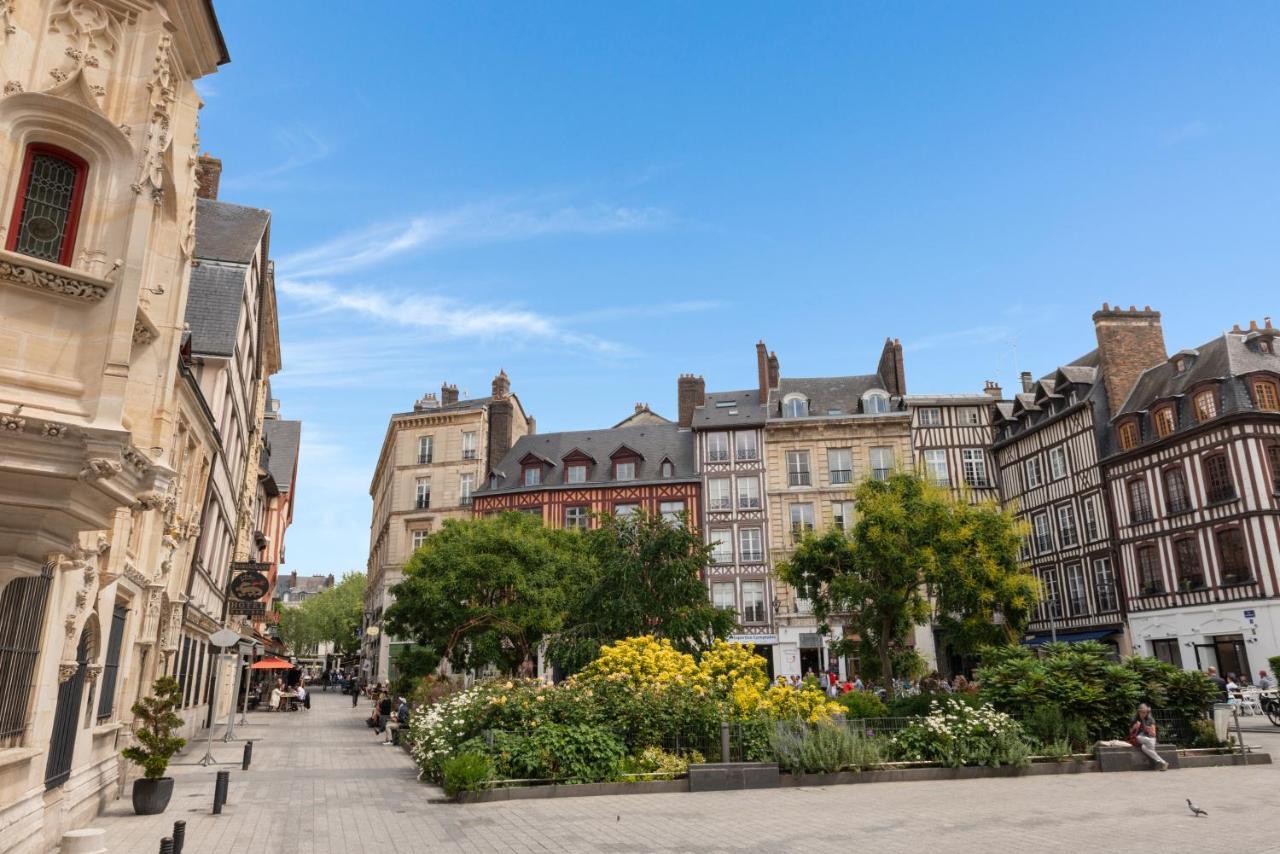 Hotel D'Angleterre Rouen Centre Gare Kültér fotó
